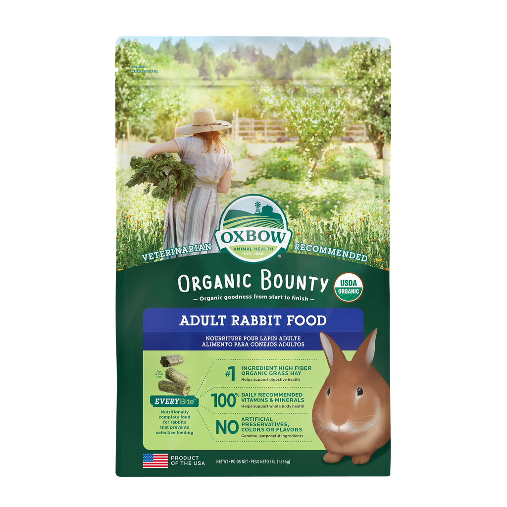 Oxbow 有機成兔糧 - 3lb Organic Bounty Adult Rabbit Food
