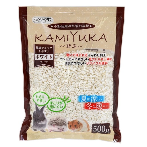 (優惠價)Kamiyuka 無塵清爽吸水紙墊(白色) 500g (日本製造) 紙床 紙粒